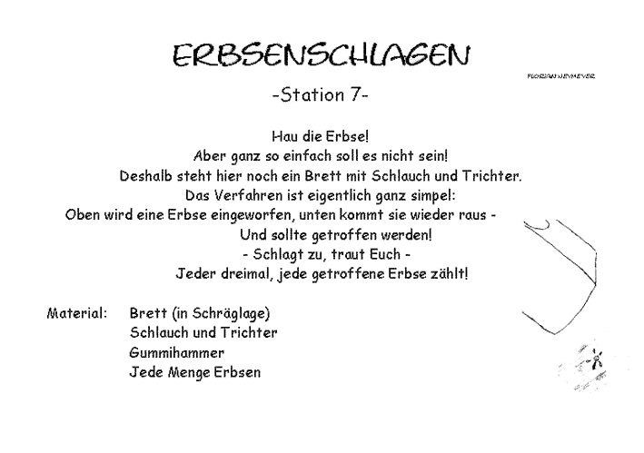 Stationsbeschreibung Erbsenschlagen
