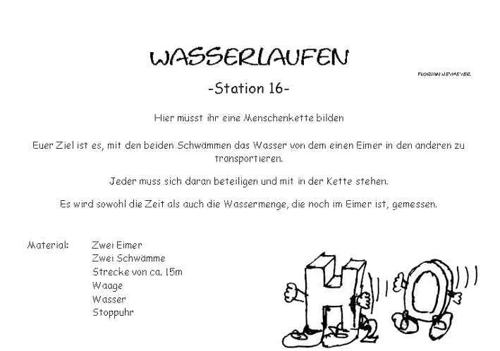 Stationsbeschreibung Wasserlaufen