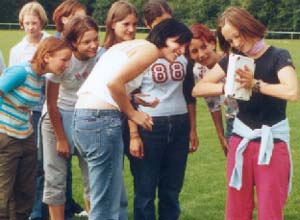 "Christophs Harem" beim  Waagedr&uuml;cken